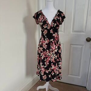 Byer Too! Women's Pink and Black Dress